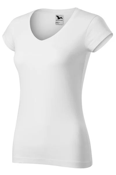 Dámské bílé přiléhavé tričko Fit Malfini