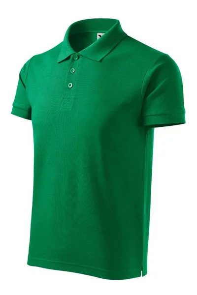 Pánské zelené  polo tričko Cotton Heavy  Malfini