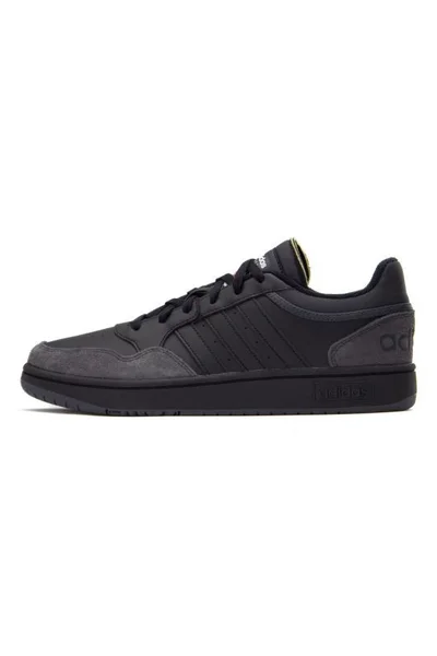 Pánské černé boty Hoops 3.0 Adidas