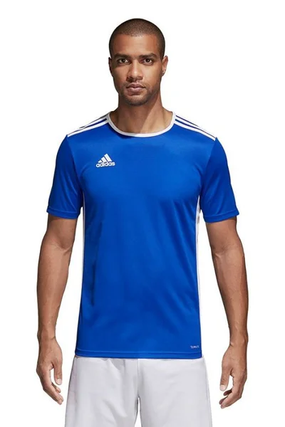 Unisex modré fotbalové tričko Entrada 18  Adidas