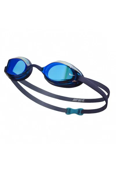 Unisex modré plavecké brýle Legacy Mirror Nike