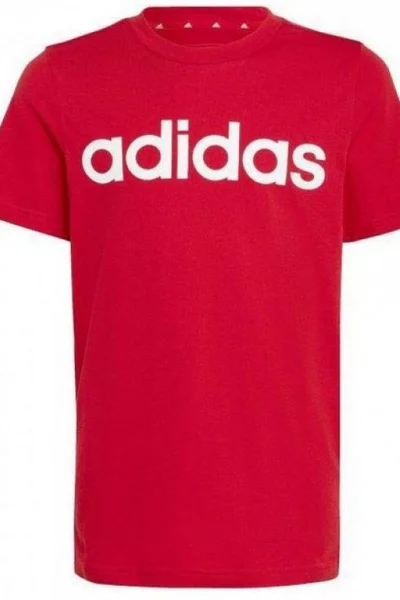 Dětské črvené tričko Logo Tee Adidas