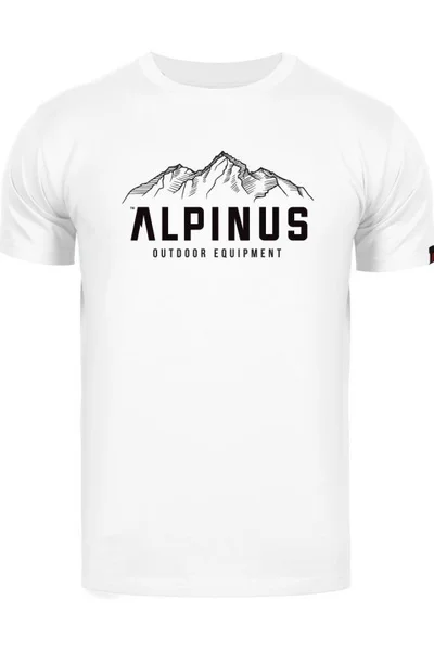 Pánské bílé tričko Alpinus Mountains