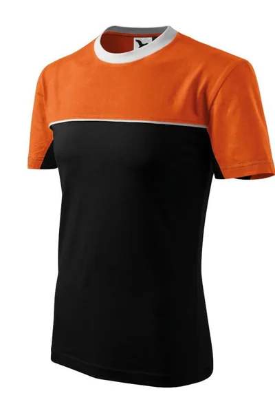 Pánské černo-oranžové tričko Colormix Malfini