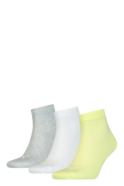 Unisex kotníkové ponožky Puma Quarter Soft (3 páry)