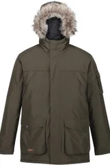 Pánská khaki zimní bunda Regatta RMP285 Salinger II