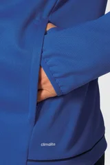 Modrá pánská mikina Adidas Tiro s bílým logem