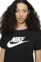 Černé dámské tričko Nike Icon Future s bílým logem