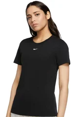 Dámské černé tričko NSW Essntl Ss Crew Lbr  Nike