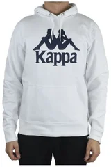 Bílá pánská mikina s kapucí Kappa Taino