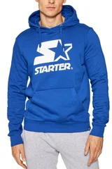 Modrá sportovní mikina Starter Man Blouse Hoodie