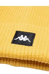 Žlutá zimní čepice unisex Kappa Hoppa s otočnou manžetou