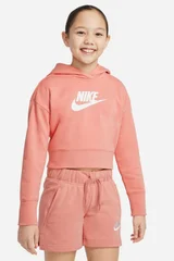 Růžová mikina s kapucí Sportswear Club Nike