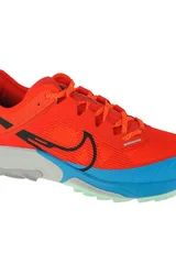 Červené běžecké boty Nike Air s modrou špičkou