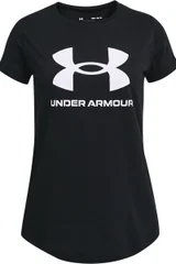 Černé dívčí triko Under Armour