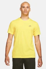 Žluté pánské triko Nike Sportswear Club
