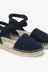 Tmavě modré dámské letní sandály espadrilky Marc O'Polo