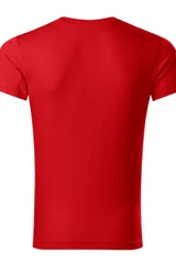 Pánské červené tričko Slim Fit Malfini