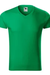 Pánské zelené tričko Slim Fit Malfini
