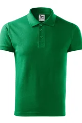 Pánské zelené polo tričko Malfini Cotton