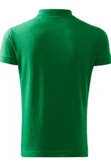 Pánské zelené polo tričko Malfini Cotton