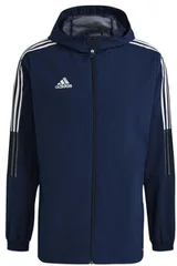 Pánská tmavě modrá bunda Tiro 21 Windbreaker  Adidas