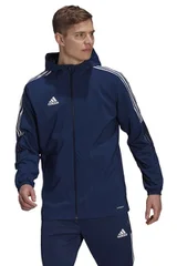 Pánská tmavě modrá bunda Tiro 21 Windbreaker  Adidas