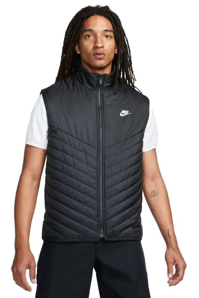 Pánská černá vesta Nike Therma-FIT Windrunner