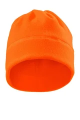 Oranžová fleecová čepice Malfini HV Practic