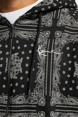 Pánská mikina Karl Kani Chest Signature Paisley Os Zip Hoodie