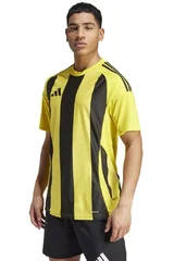 Pánské fotbalové pruhované tričko Adidas