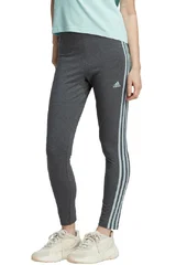 Dámské tmavě šedé legíny Adidas Essentials 3-Stripes High-Waisted Single