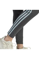 Dámské tmavě šedé legíny Adidas Essentials 3-Stripes High-Waisted Single