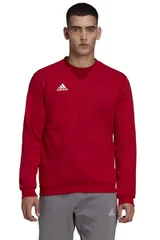 Pánská mikina s fleece vnitřkem a recyklovanými vlákny - Adidas Entrada