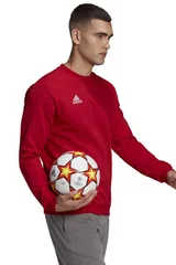 Pánská mikina s fleece vnitřkem a recyklovanými vlákny - Adidas Entrada