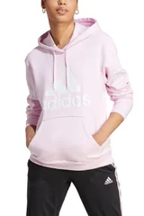 Růžová dámská mikina s velkým logem Adidas