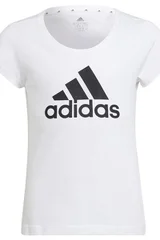 Dívčí bílé tričko G Bl T  Adidas