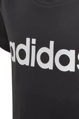 Dětské černé tričko YG E Lin Adidas