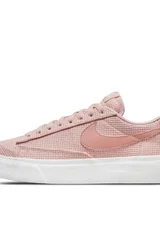 Dámské růžové  boty Blazer Low Platform Nike