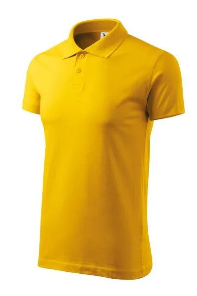 Pánské žluté polo tričko Malfini Single J.