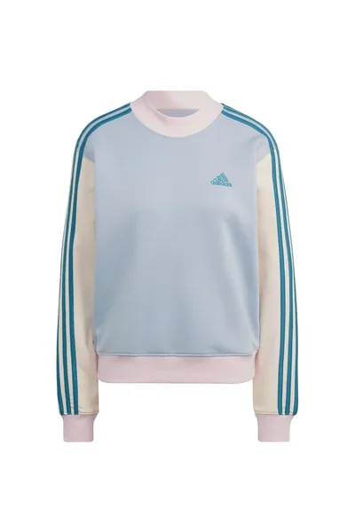 Dámská mikina Adidas Essentials Three Stripe Mid Neck Fleece