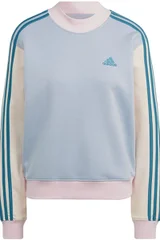 Dámská mikina Adidas Essentials Three Stripe Mid Neck Fleece