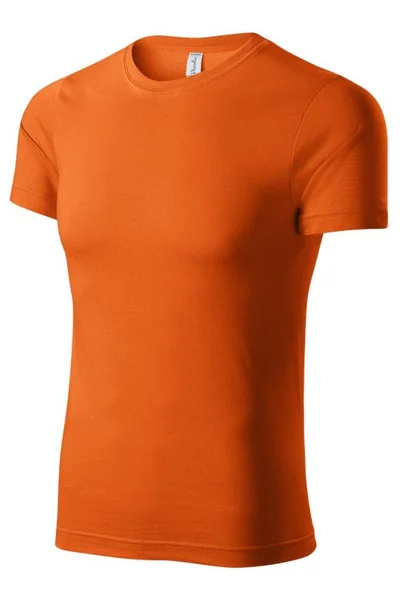 Unisex oranžové tričko Paint Malfini