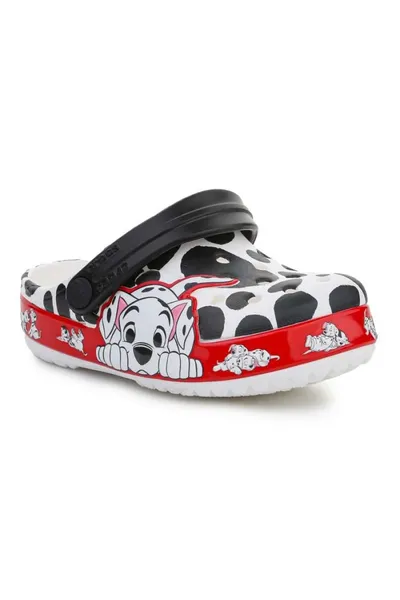 Dětské pantofle Crocs FL 101 Dalmatians Kids Clog