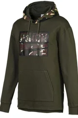 Pánská olivově zelená mikina Rebel Camo Hoody Puma