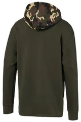 Pánská olivově zelená mikina Rebel Camo Hoody Puma