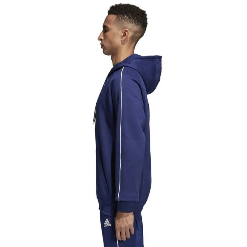 Pánská modrá fotbalová mikina Core18 Hoody  Adidas