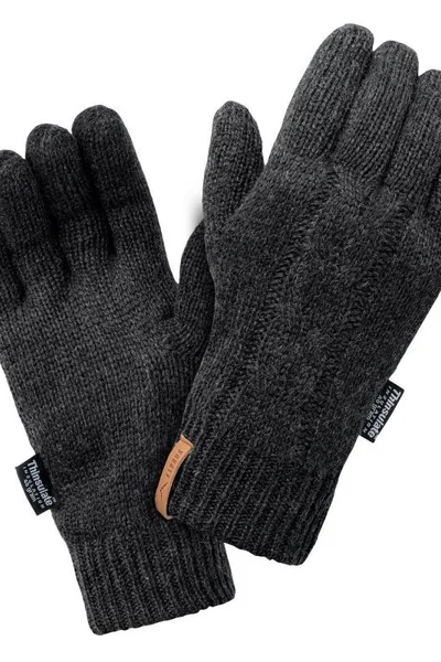 Pánské šedé rukavice Remos  Elbrus