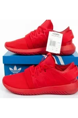 Pánské červené volnočasové boty Tubular Viral Adidas