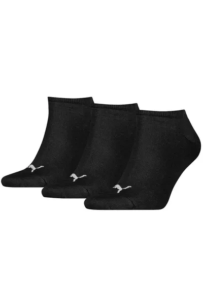 Černé sportovní ponžky Puma  Sneaker Plain (3 páry)